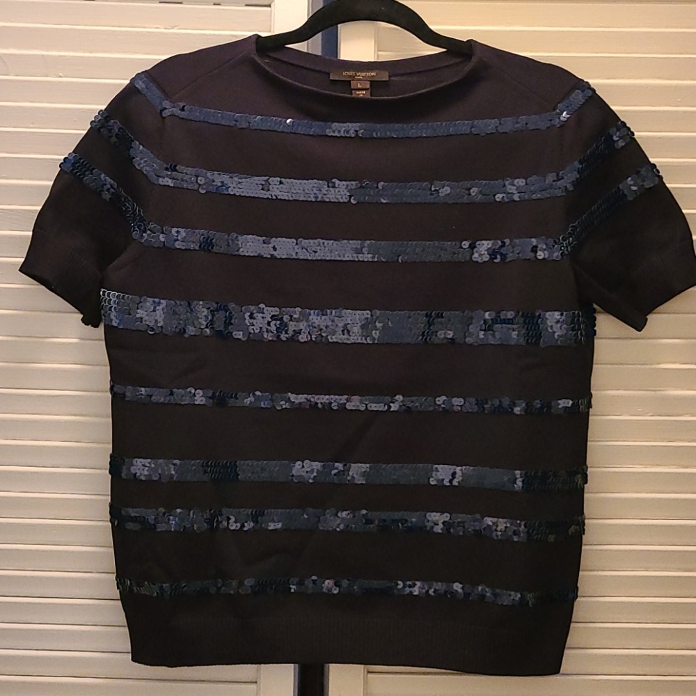 Louis Vuitton short sleeve sweater